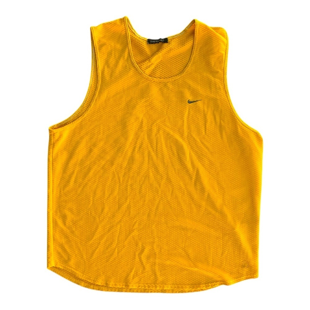 💥 Vintage‎ Nike Sphere Yellow Tank | Size M